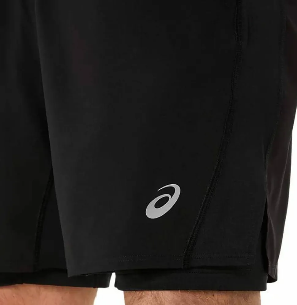 Asics Men's Asics Core 2-in-1 7in Shorts Performance Black/Performance Black