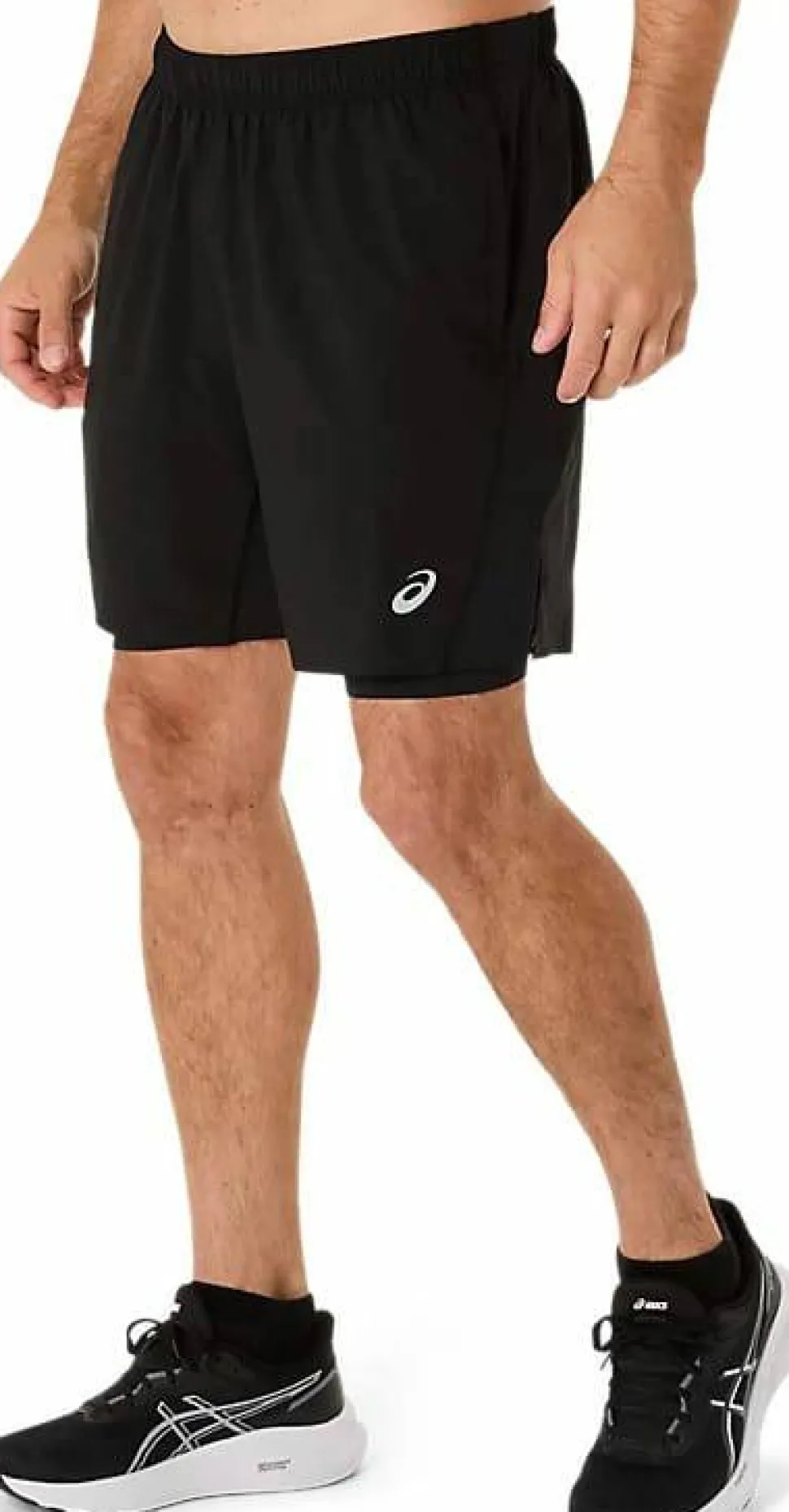 Asics Men's Asics Core 2-in-1 7in Shorts Performance Black/Performance Black