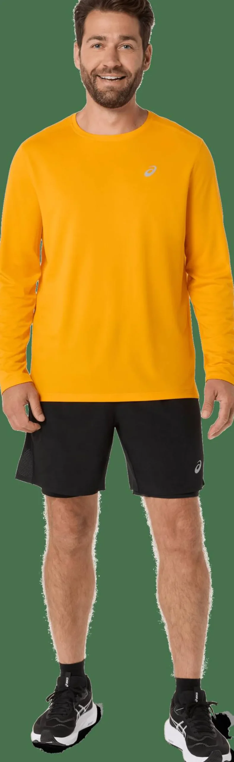 Asics Men's Asics Core Long Sleeve Top Yamabuki
