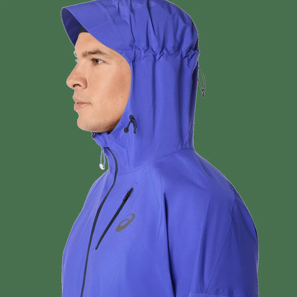 Asics Men's Fujitrail Elite Waterproof Jacket Cobalt Burst/Midnight