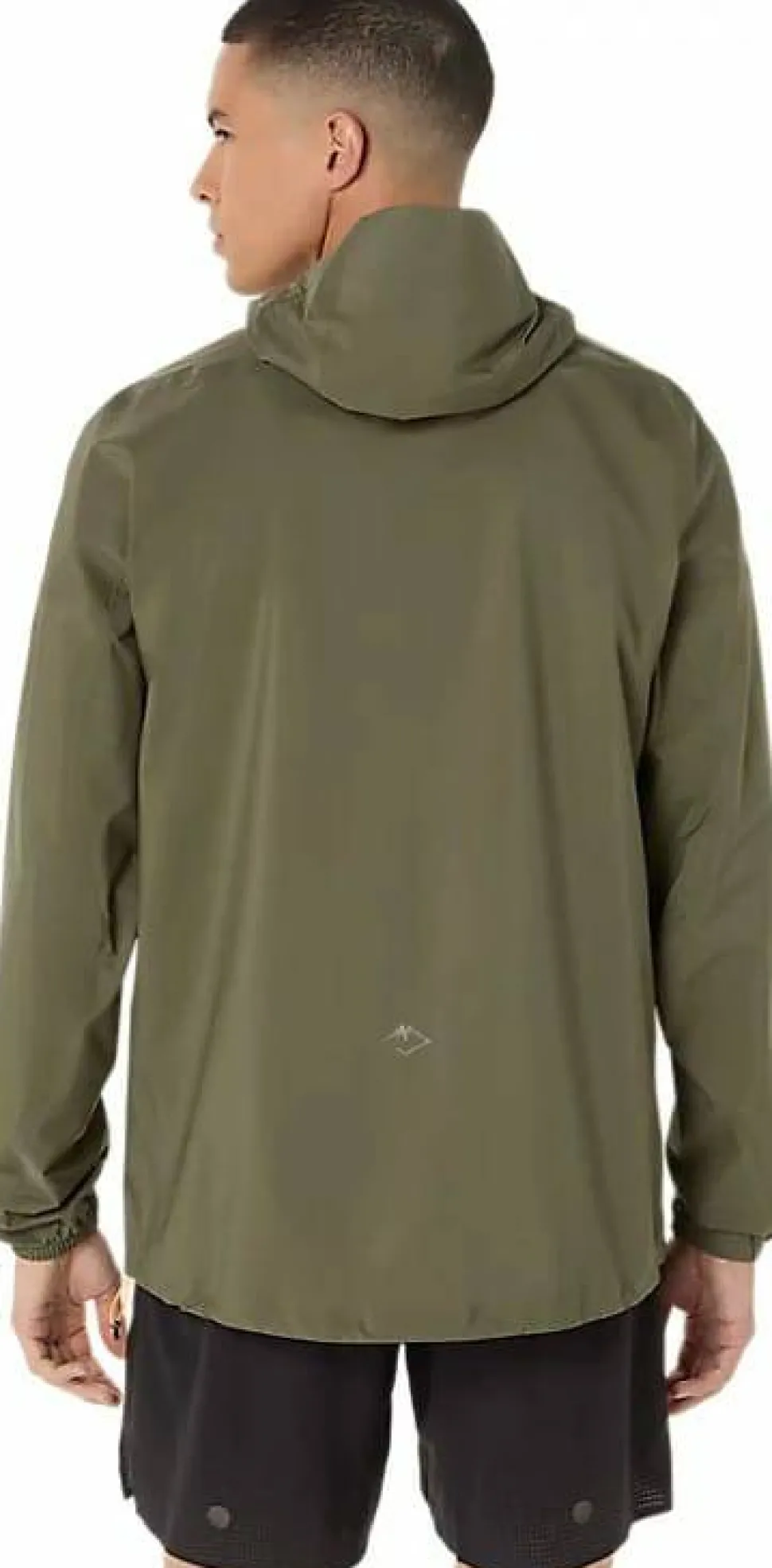 Asics Men's Fujitrail Elite Waterproof Jacket Mantle Green