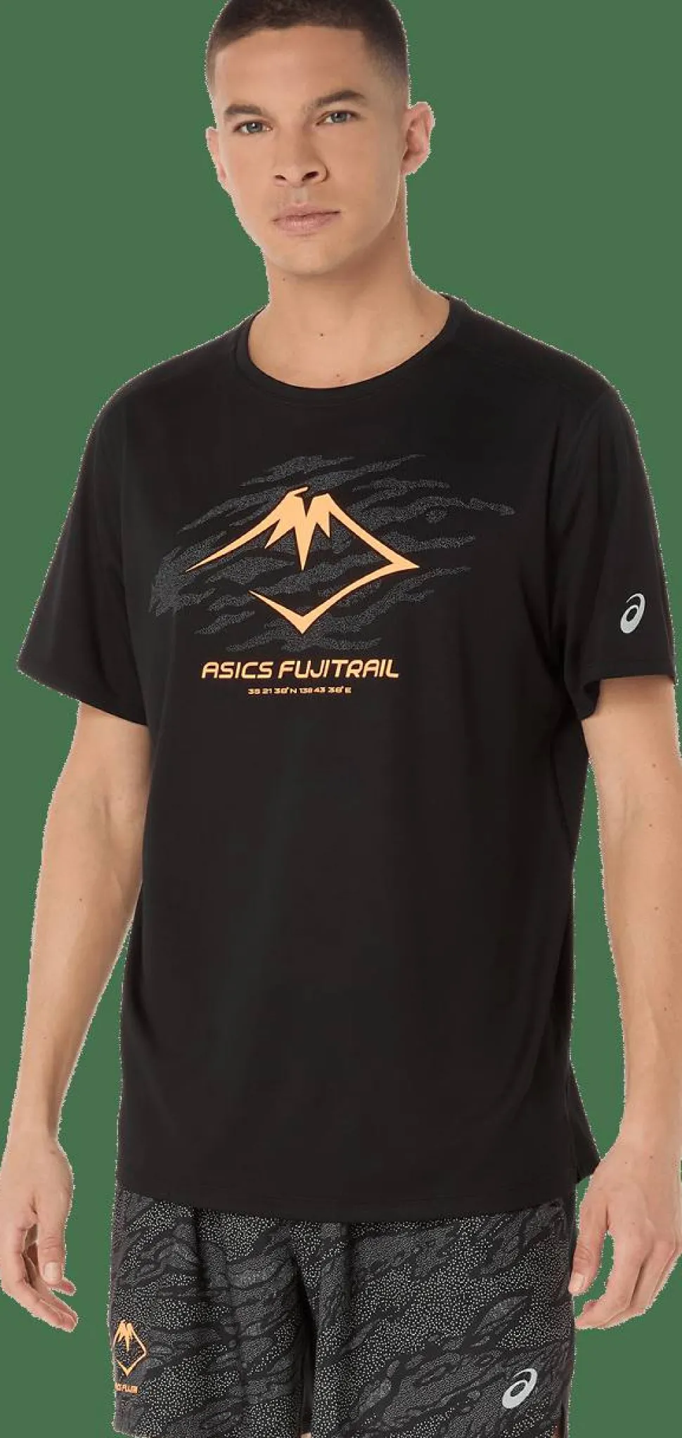 Asics Men's Fujitrail Logo Short Sleeve Top Performance Black
