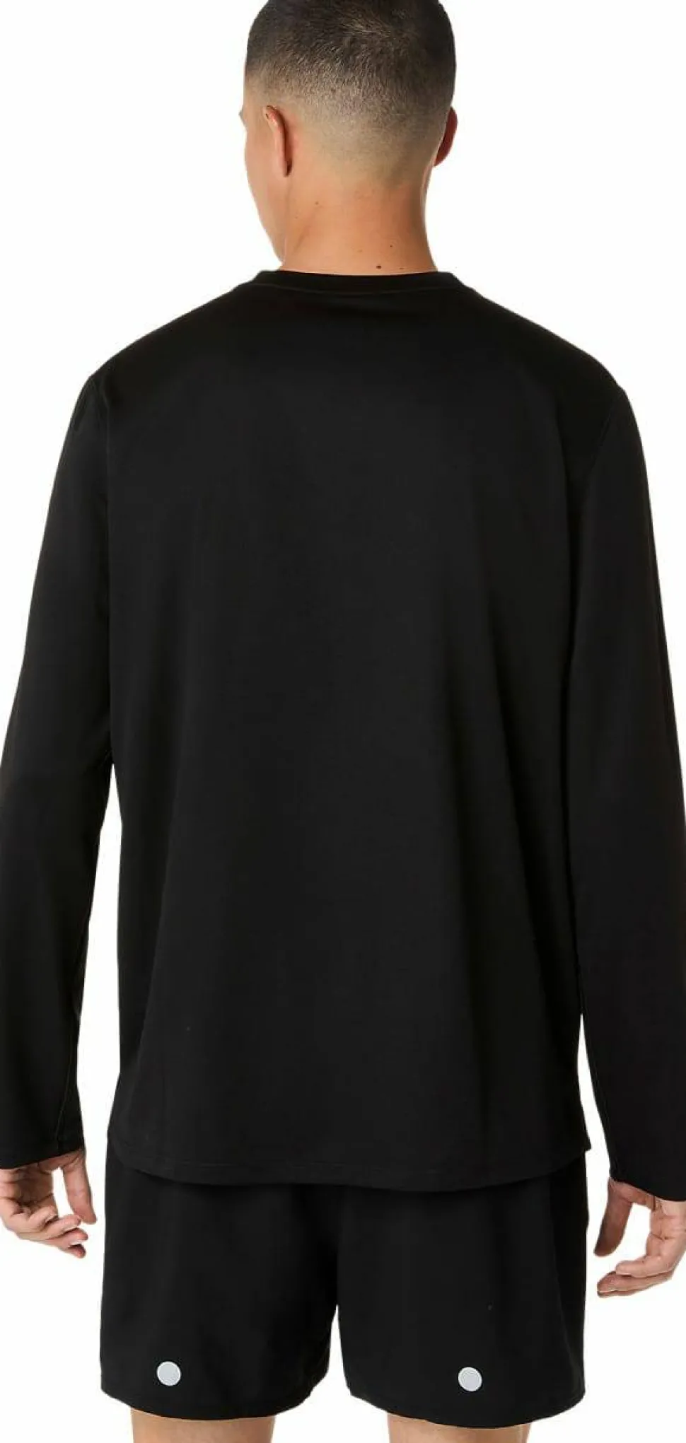 Asics Men's Fujitrail Logo Long Sleeve Top Performance Black/Carrier Grey/Cool Grey