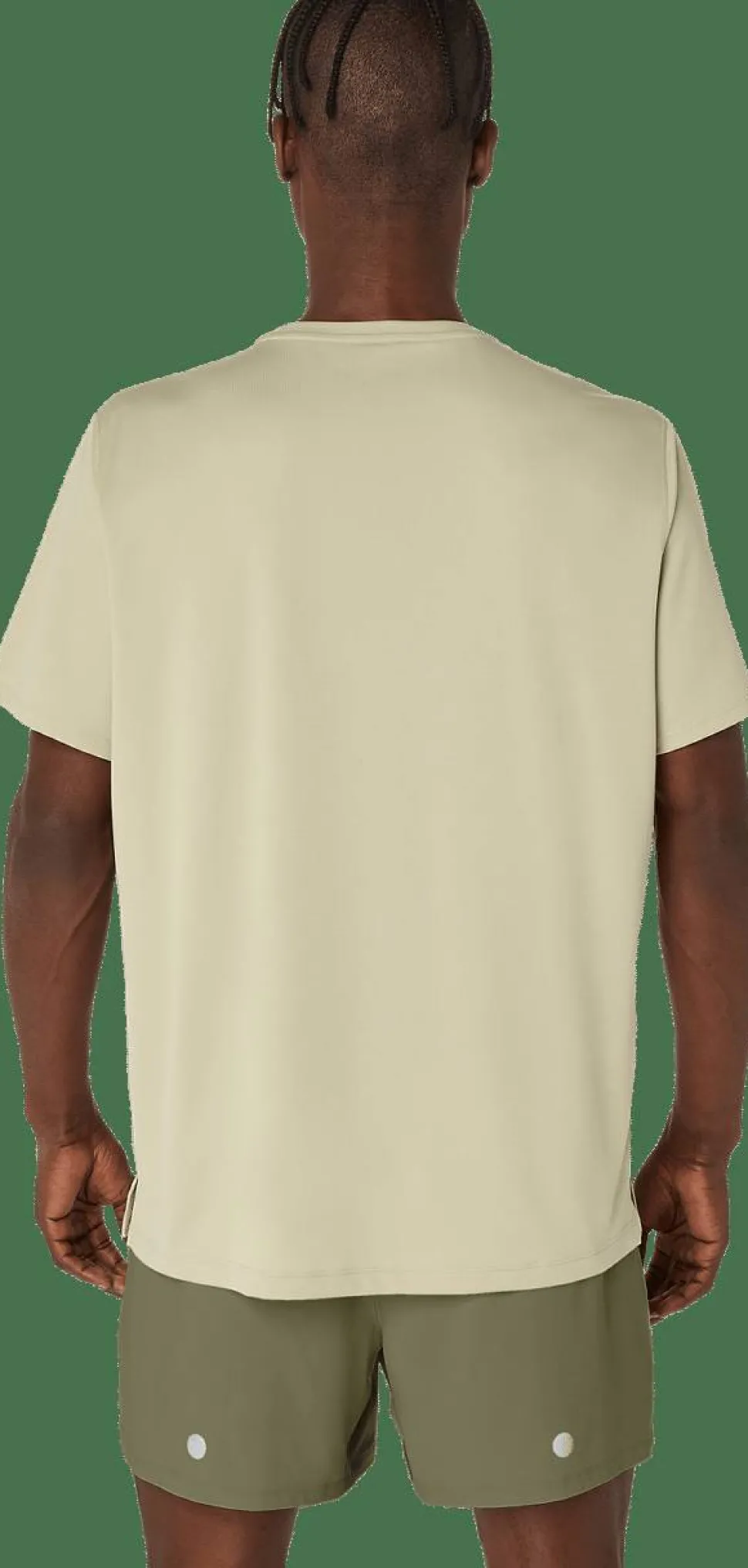 Asics Men's Fujitrail Logo Short Sleeve Top Khaki