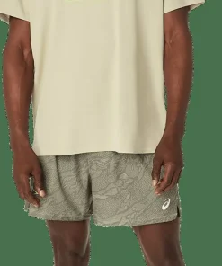 Asics Men's Fujitrail Logo Short Sleeve Top Khaki