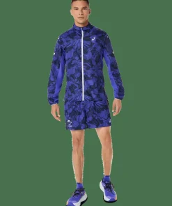 Asics Men's Fujitrail Packable Jacket Cobalt Burst/Indigo Blue/Cream