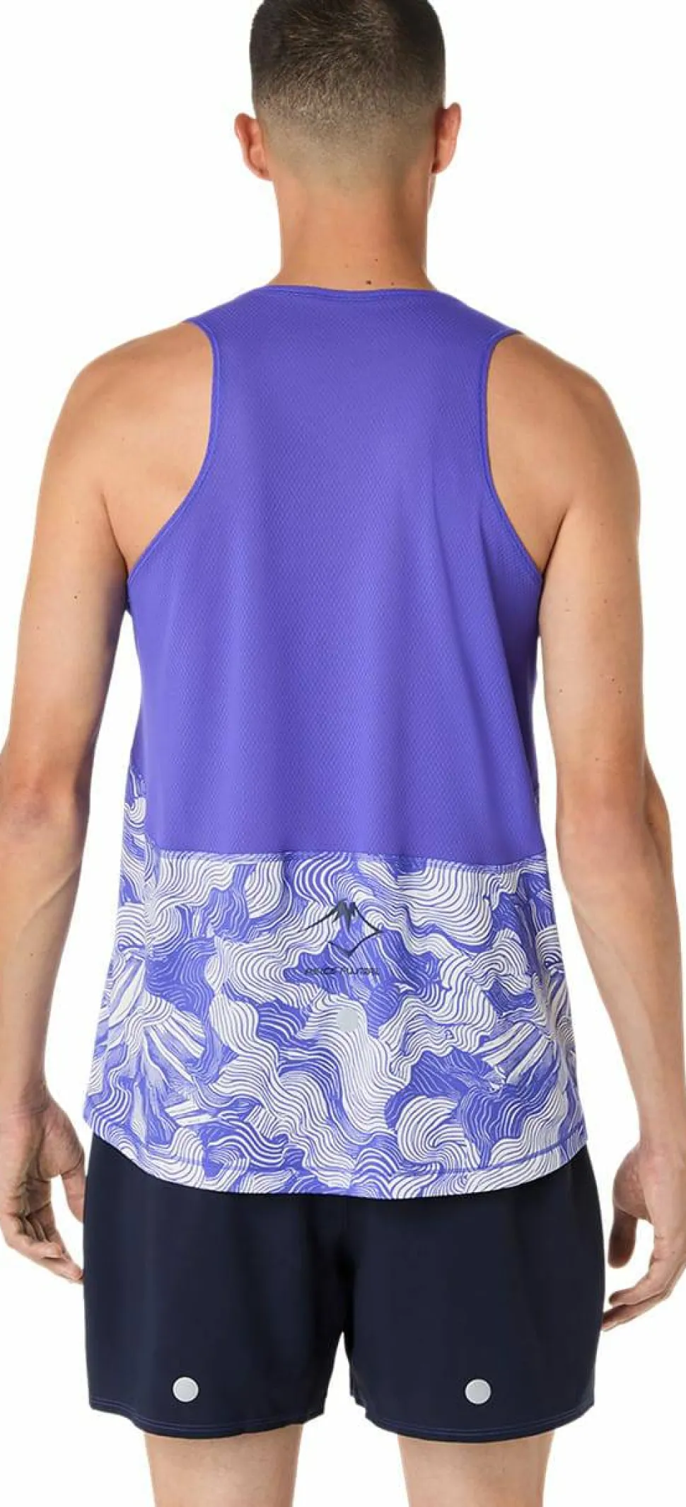 Asics Men's Fujitrail Singlet Cobalt Burst/Cream