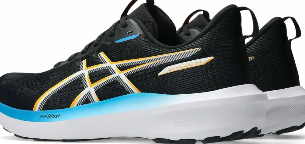 Asics Men's GT-1000 14 Black/Yamabuki