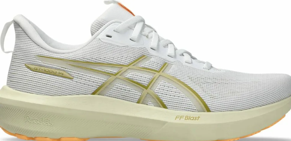 Asics Men's GT-1000 14 White/Lemongrass