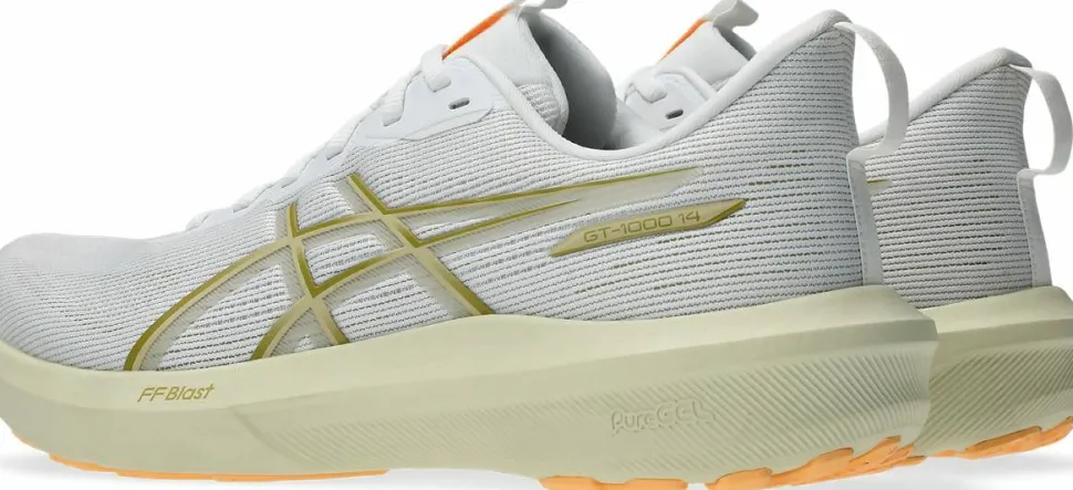 Asics Men's GT-1000 14 White/Lemongrass