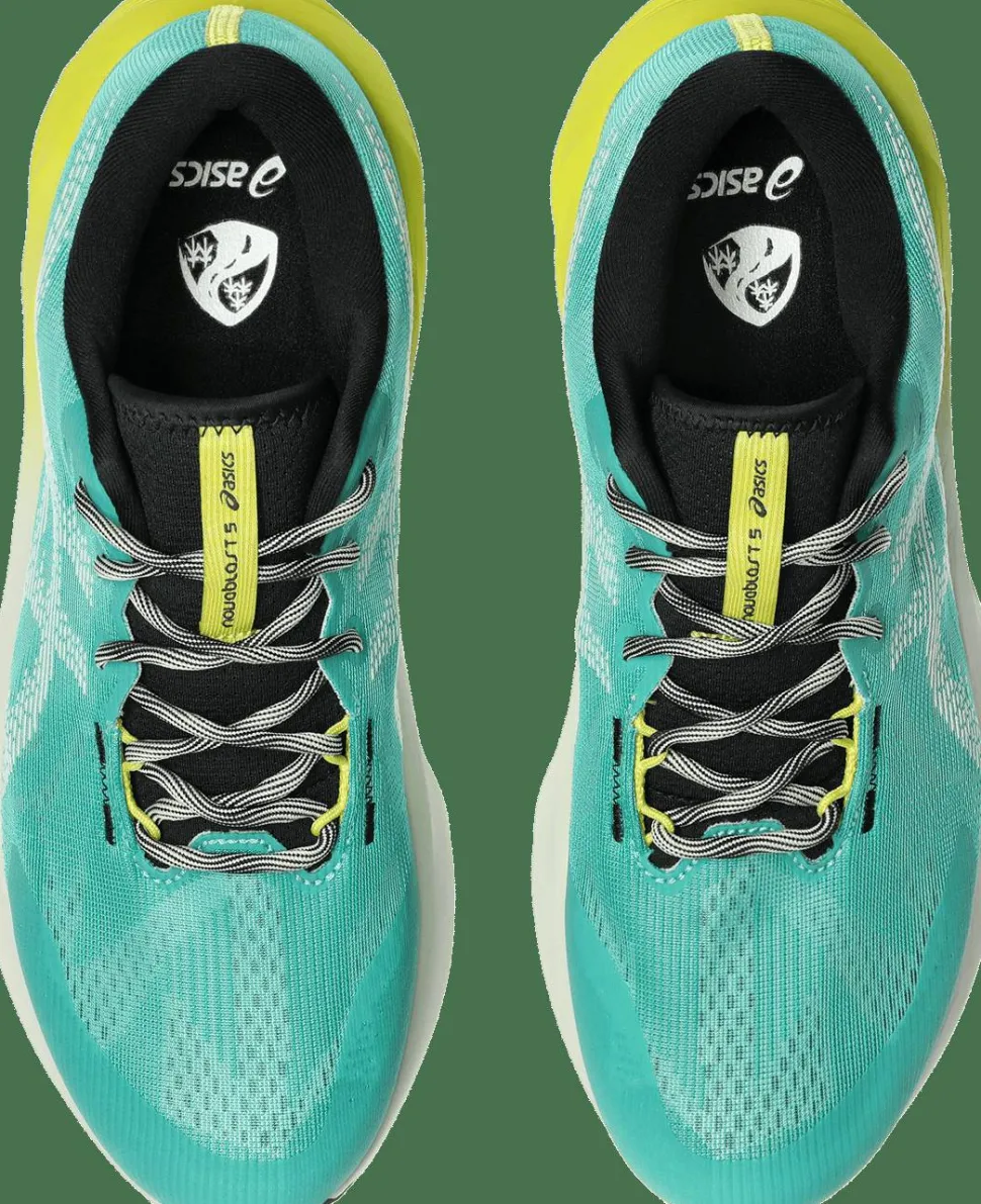 Asics Men's Novablast 5 TR Aurora Green/Light Dust
