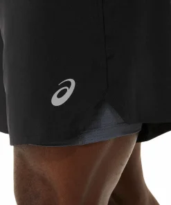 Asics Men's Road 2-N-1 7in Short Performance Black/Carrier Grey