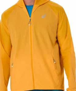 Asics Men's Road Packable Jacket Yamabuki/Aegean Blue