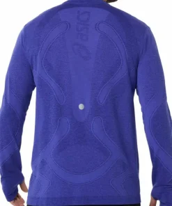 Asics Men's Road Seamless Long Sleeve Top Cobalt Burst/Eggplant