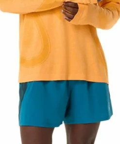 Asics Men's Road Seamless Long Sleeve Top Yamabuki