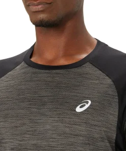 Asics Men's Road Short Sleeve Top Performance Black
