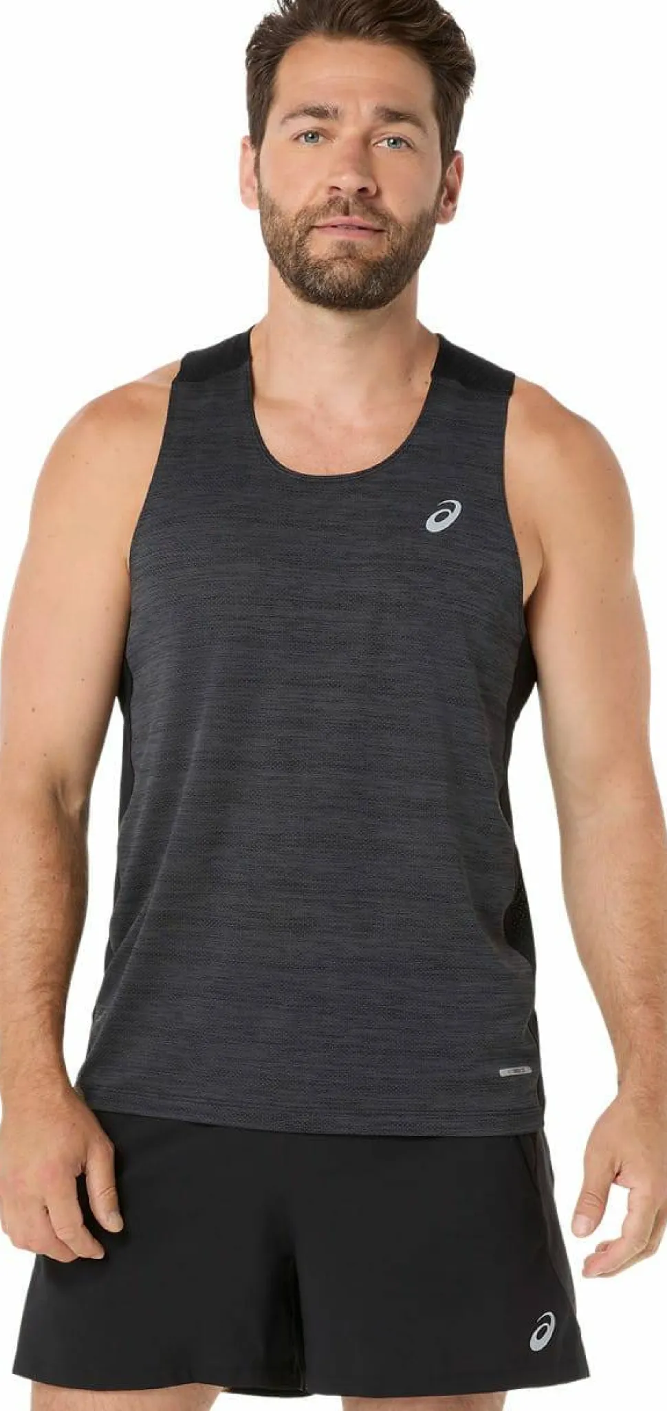 Asics Men's Road Singlet Performance Black
