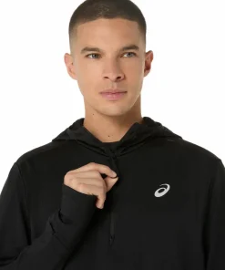 Asics Men's Road Winter Long Sleeve Hoodie Performance Black