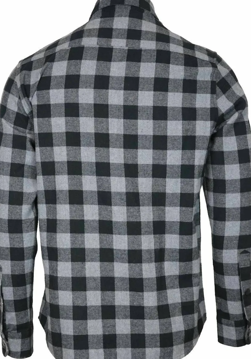 Avignon Unisex AFTER Hunt Flannel Shirt Grey/Black