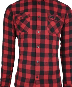 Avignon Unisex AFTER Hunt Flannel Shirt Red/Black