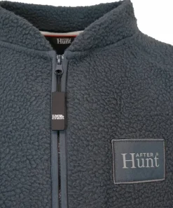 Avignon Unisex AFTER Hunt Fleece Jacket Dark Grey