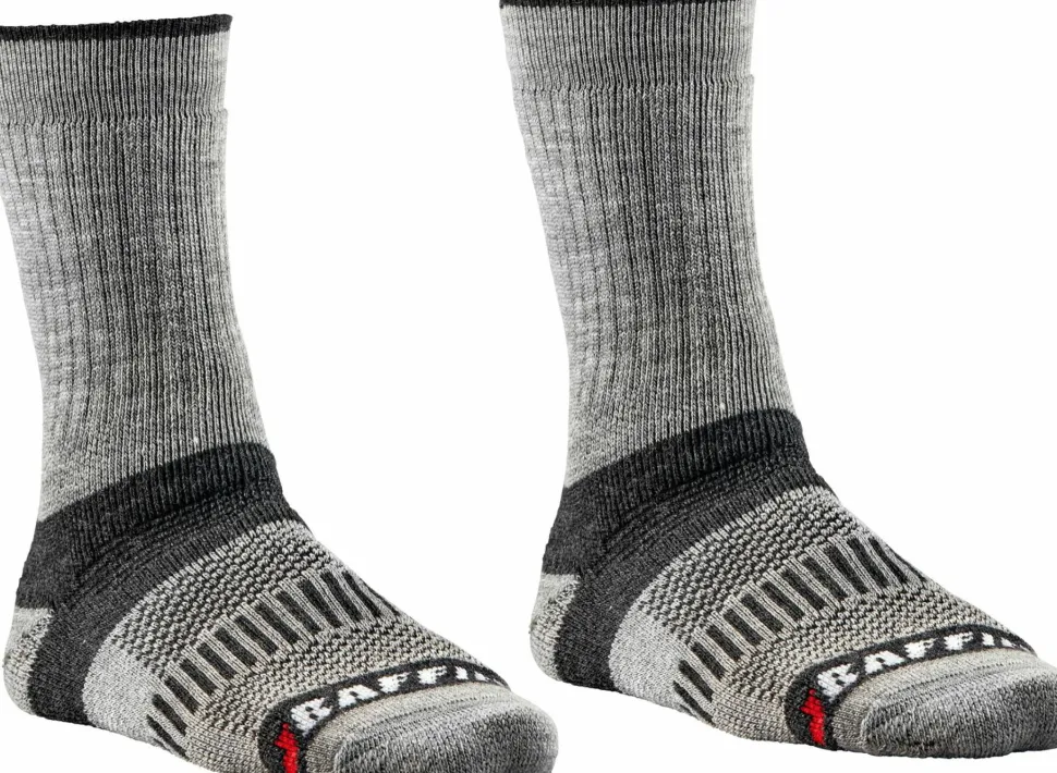 Baffin Unisex North Sock 2pk Charcoal Grey