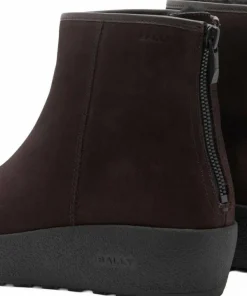 Bally Guard Iii M Calf Suede Ebano
