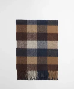 Barbour Barbour Lambswool Tattersall Scarf Midnight Oak