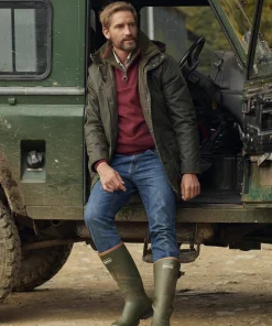 Barbour Men's Barbour Bleaberry Wax Jacket Fern