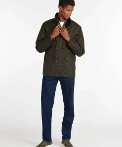 Barbour Men's Barbour Sapper Wax Jacket Olive