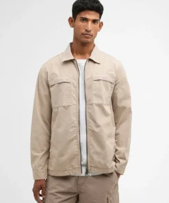 Barbour Men's Glendale Overshirt Concrete
