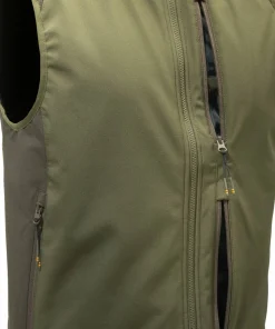 Beretta Men's Butte Softshell Vest Moss & Brown