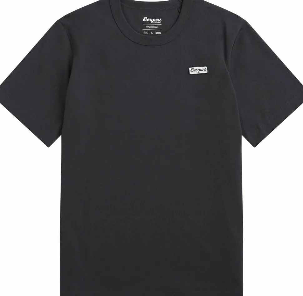 Bergans Men's Logo Cotton Tee Dark Shadow Grey