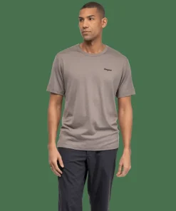 Bergans Men's Logo Merino Tee Rock Taupe