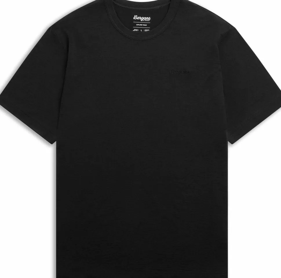 Bergans Men's Logo Merino Tee Dark Shadow Grey
