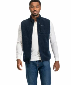 Bergans Men's Lunnan Pile Fleece Vest Navy Blue