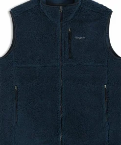 Bergans Men's Lunnan Pile Fleece Vest Navy Blue