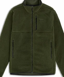 Bergans Men's Lunnan Pile Fleece Jacket Pine Forest