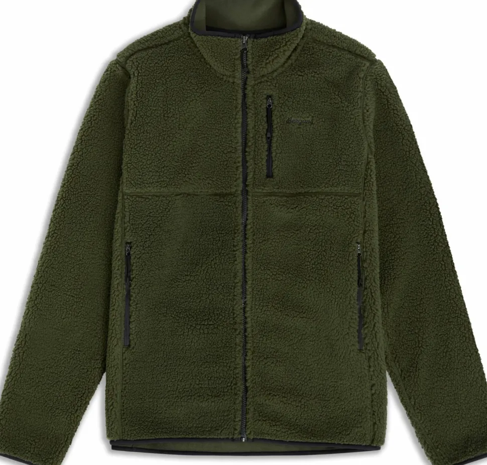 Bergans Men's Lunnan Pile Fleece Jacket Pine Forest