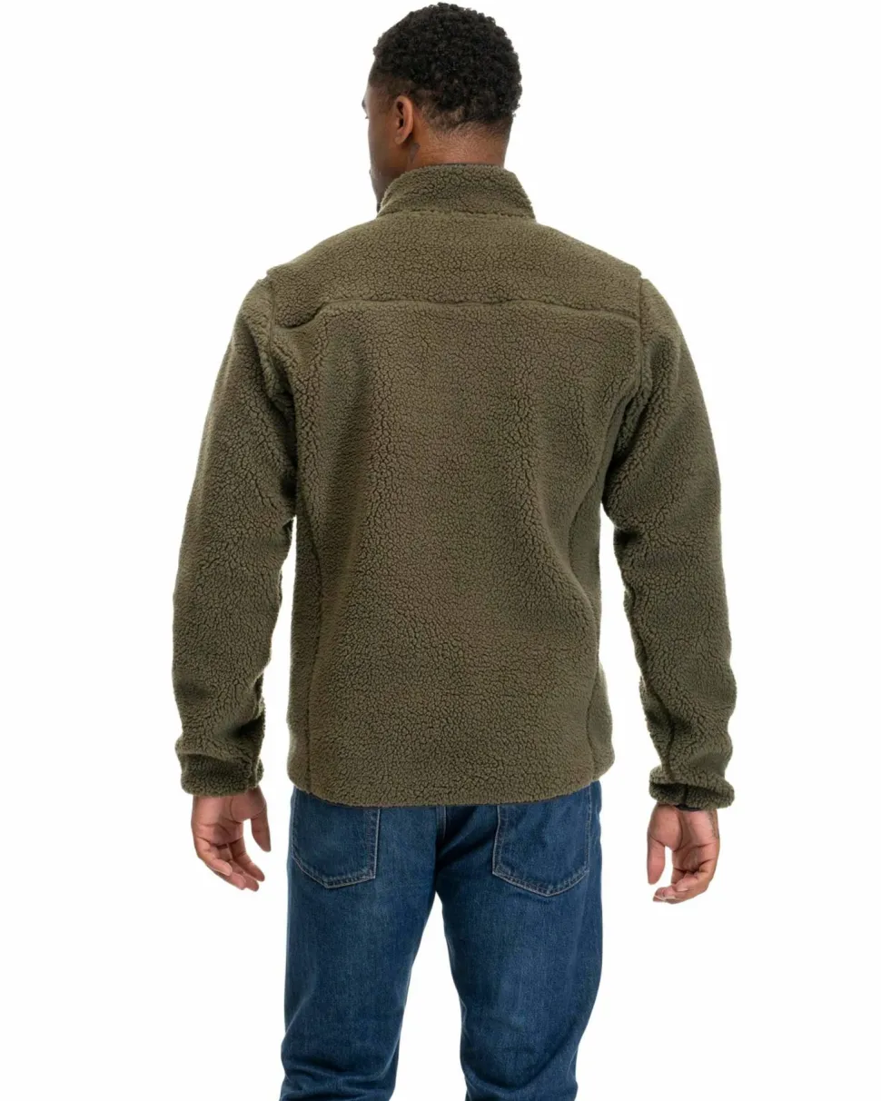 Bergans Men's Lunnan Pile Fleece Jacket Pine Forest
