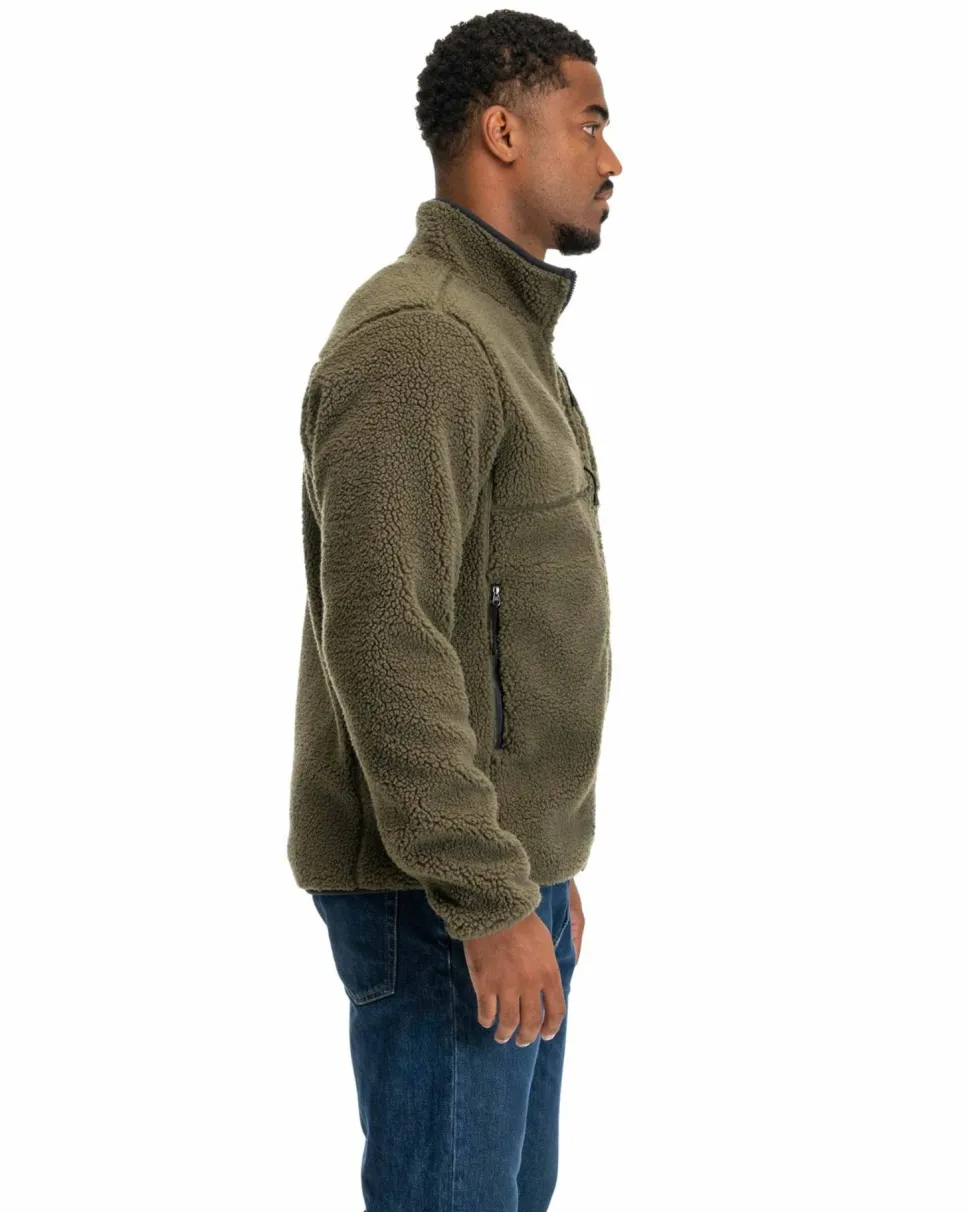 Bergans Men's Lunnan Pile Fleece Jacket Pine Forest