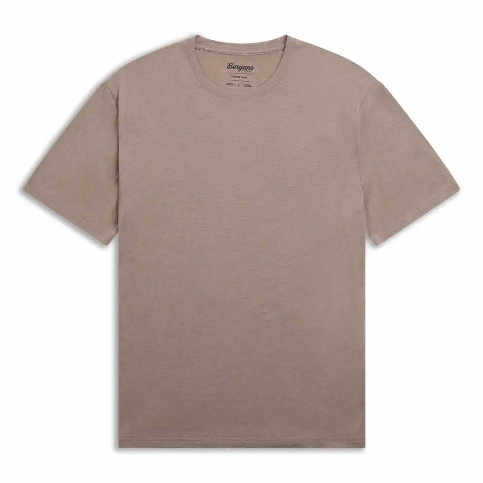 Bergans Men's Merino Light Tee Rock Taupe
