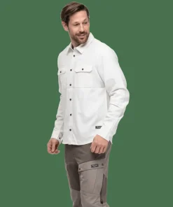 Bergans Men's Nordmarka Flannel Shirt Arctic White