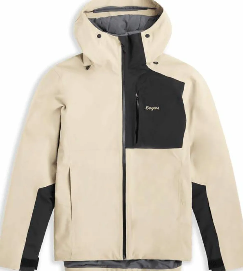 Bergans Men's Oppdal Insulated Shell Jacket Sandstone/black
