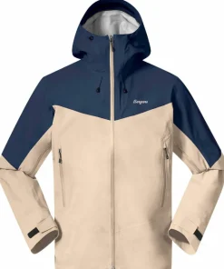 Bergans Men's Rabot Allround 3L Shell Jacket Warm Sand/Navy Blue