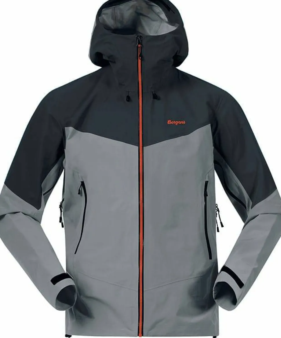 Bergans Men's Rabot Alpine 3L Shell Jacket Solid Grey/dark Shadow Grey