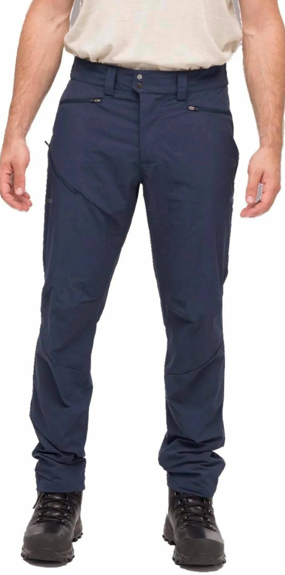 Bergans Men's Rabot Light Softshell Pants Navy Blue