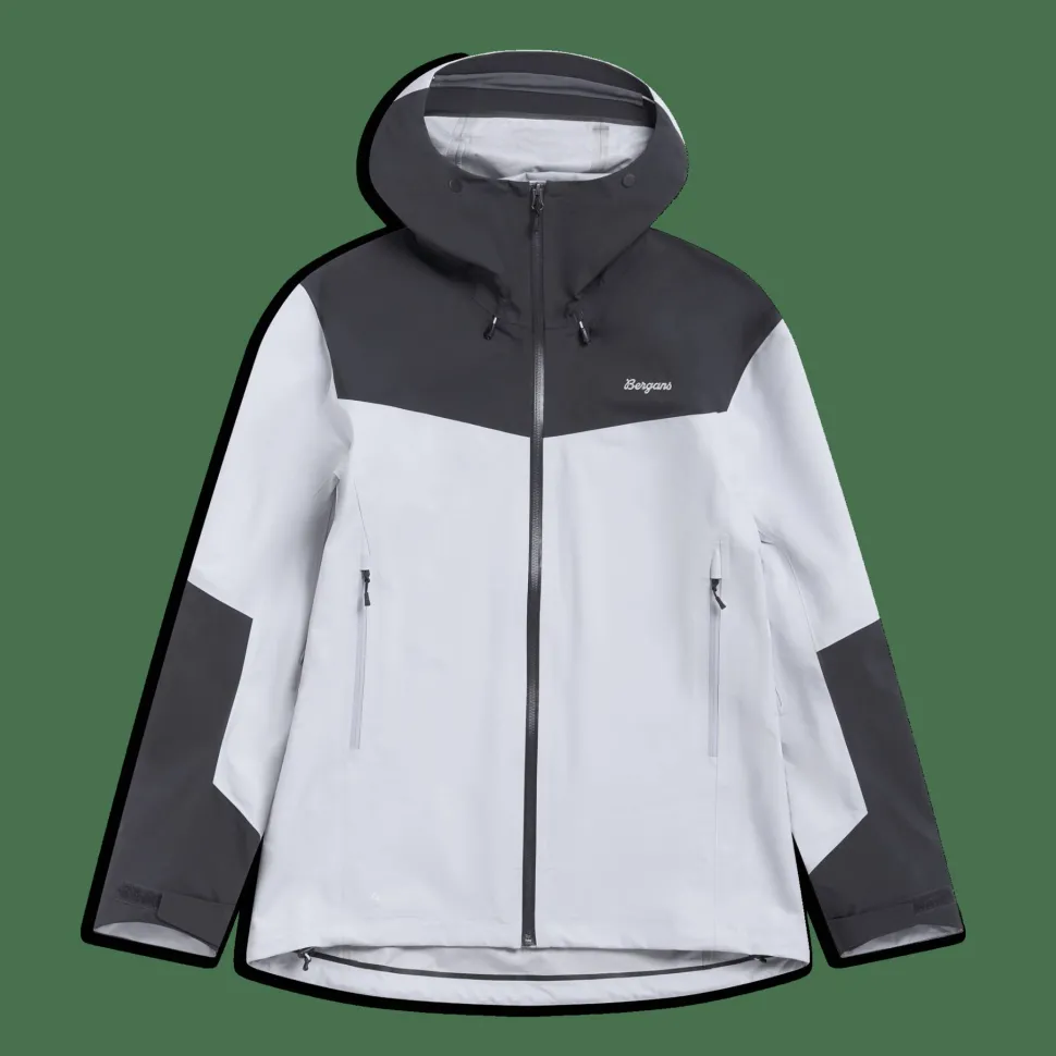 Bergans Men's Rabot Light 3L Shell Jacket Pearl Grey/dark Shadow Grey