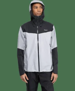 Bergans Men's Rabot Light 3L Shell Jacket Pearl Grey/dark Shadow Grey
