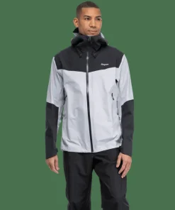 Bergans Men's Rabot Light 3L Shell Jacket Pearl Grey/dark Shadow Grey